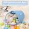 Easter Basket,Easter Gift Basket Empty,Easter Basket for Kids,Infant,Baby First Easter Basket,Easter Egg Hunt Basket for Children,Easter Bunny Small Basket Bucket Blue 7.87 x 5.9 x 5.9